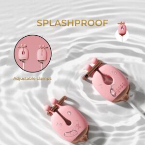Tease N Please - Vibrating Nipple Clamps with BDSM Collar - FRISKY BUSINESS SG