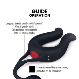 Teasing - Vibrating Penis Ring & Plug - FRISKY BUSINESS SG