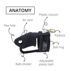 Tender Trap - Silicone Chastity Cock Cage - FRISKY BUSINESS SG