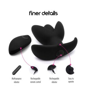 The Lotus - Silicone Vibrating Anal Plug - FRISKY BUSINESS SG