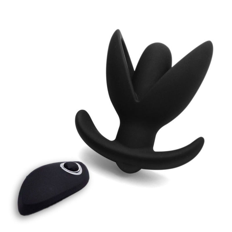 The Lotus - Silicone Vibrating Anal Plug - FRISKY BUSINESS SG