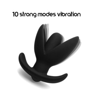 The Lotus - Silicone Vibrating Anal Plug - FRISKY BUSINESS SG
