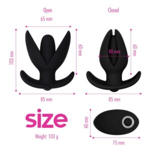 The Lotus - Silicone Vibrating Anal Plug - FRISKY BUSINESS SG