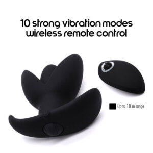 The Lotus - Silicone Vibrating Anal Plug - FRISKY BUSINESS SG
