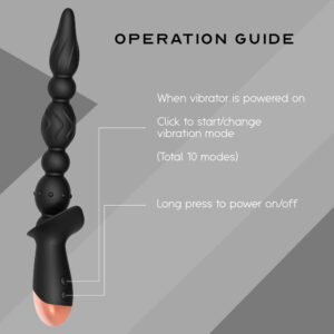 The Quake - Powerful Vibrating Beads with 3 Motors - FRISKY BUSINESS SG
