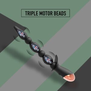 The Quake - Powerful Vibrating Beads with 3 Motors - FRISKY BUSINESS SG