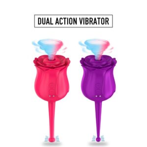 The Rose - Dual Action Clitoral Stimulator - FRISKY BUSINESS SG
