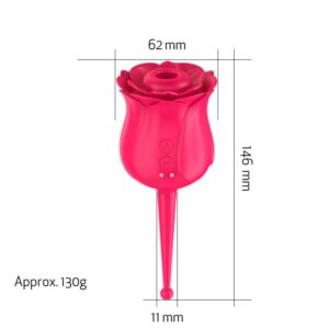 The Rose - Dual Action Clitoral Stimulator - FRISKY BUSINESS SG