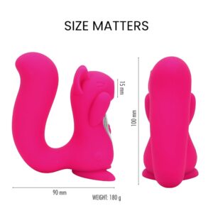 The Squirrel - 2 in 1 Clitoris Sucking Vibrator - FRISKY BUSINESS SG