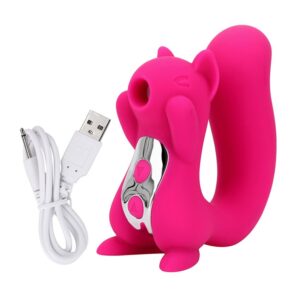 The Squirrel - 2 in 1 Clitoris Sucking Vibrator - FRISKY BUSINESS SG