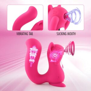 The Squirrel - 2 in 1 Clitoris Sucking Vibrator - FRISKY BUSINESS SG