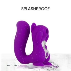 The Squirrel - 2 in 1 Clitoris Sucking Vibrator - FRISKY BUSINESS SG