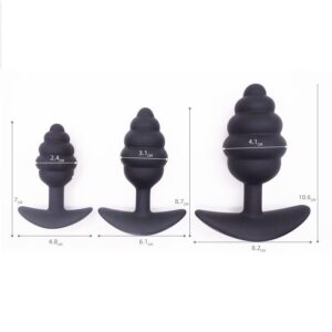 Threaded Silicone Anal Plug - FRISKY BUSINESS SG