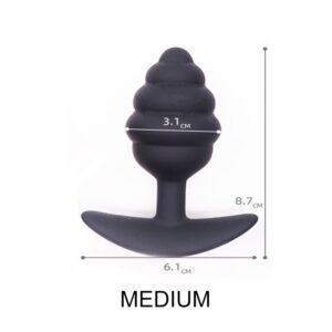 Threaded Silicone Anal Plug - FRISKY BUSINESS SG