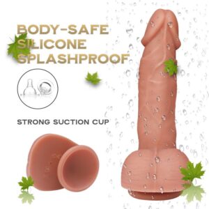 Titans - Realistic Vibrating and Rotating Dildo - FRISKY BUSINESS SG