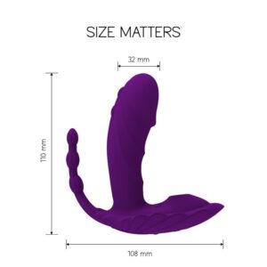 Top Secret - Dual Action Wearable Vibrator - FRISKY BUSINESS SG