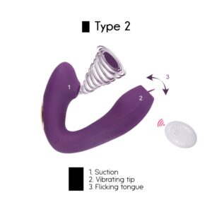 Tricia - Dual Action Oral Sex Vibrator - FRISKY BUSINESS SG