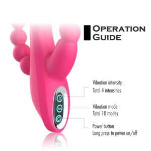Triple Stimulator - Clitoral, G-spot, Anal - FRISKY BUSINESS SG