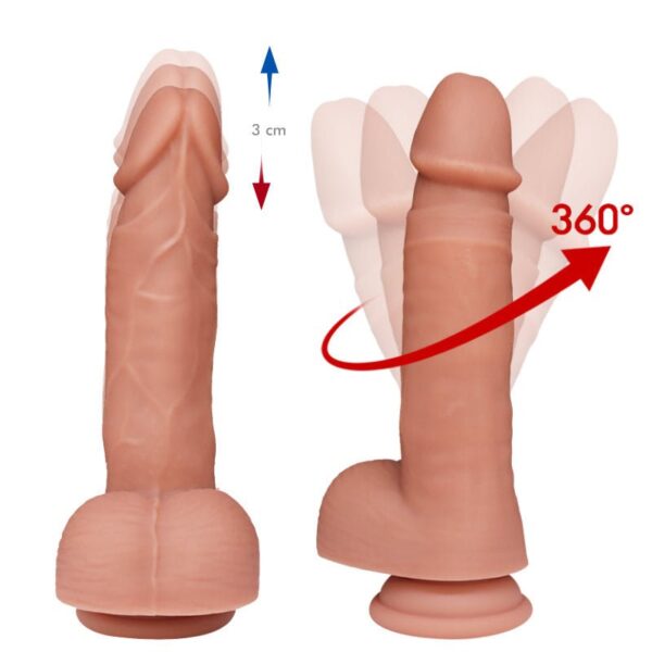 Uranus - Realistic Vibrating and Rotating Dildo - FRISKY BUSINESS SG