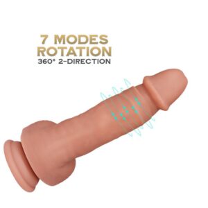 Uranus - Realistic Vibrating and Rotating Dildo - FRISKY BUSINESS SG