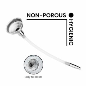 Urethral Sounding - Silicone Tube, Funnel Design - FRISKY BUSINESS SG