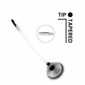 Urethral Sounding - Silicone Tube, Funnel Design - FRISKY BUSINESS SG