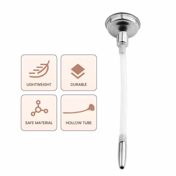 Urethral Sounding - Silicone Tube, Funnel Design - FRISKY BUSINESS SG