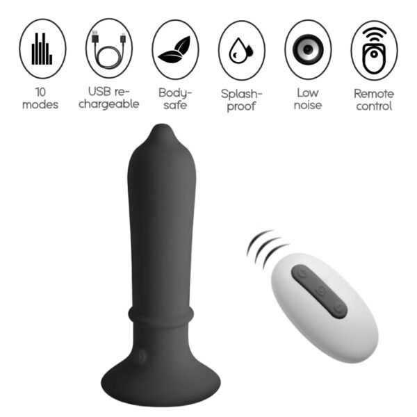 Vibrating Anal Plug - FRISKY BUSINESS SG