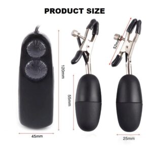 Vibrating Nipple Clamps - FRISKY BUSINESS SG