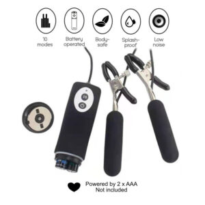 Vibrating Nipple Clamps - FRISKY BUSINESS SG