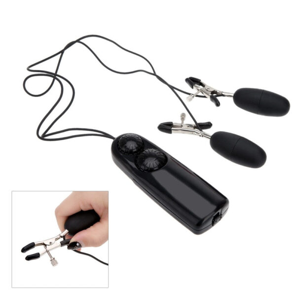 Vibrating Nipple Clamps - FRISKY BUSINESS SG