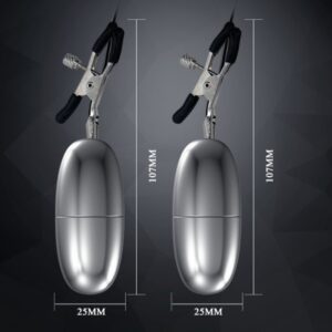 Vibrating Nipple Clamps - FRISKY BUSINESS SG