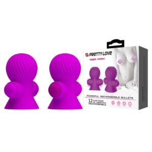 Vibrating Nipple Cups - FRISKY BUSINESS SG