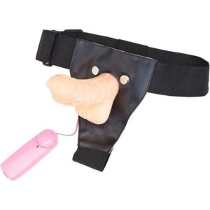 Vibrating Strap-On Dildo - FRISKY BUSINESS SG