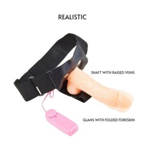 Vibrating Strap-On Dildo - FRISKY BUSINESS SG