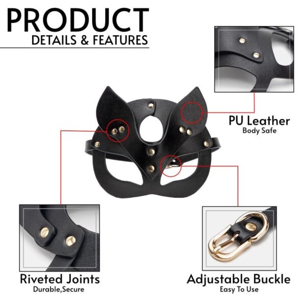 Vixen - Leather Mask - FRISKY BUSINESS SG