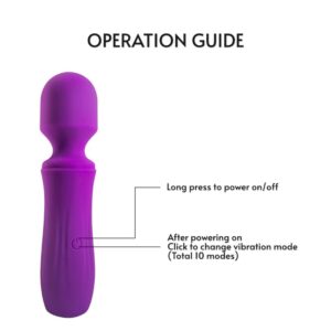 Wish - Mini Wand Vibrator - FRISKY BUSINESS SG