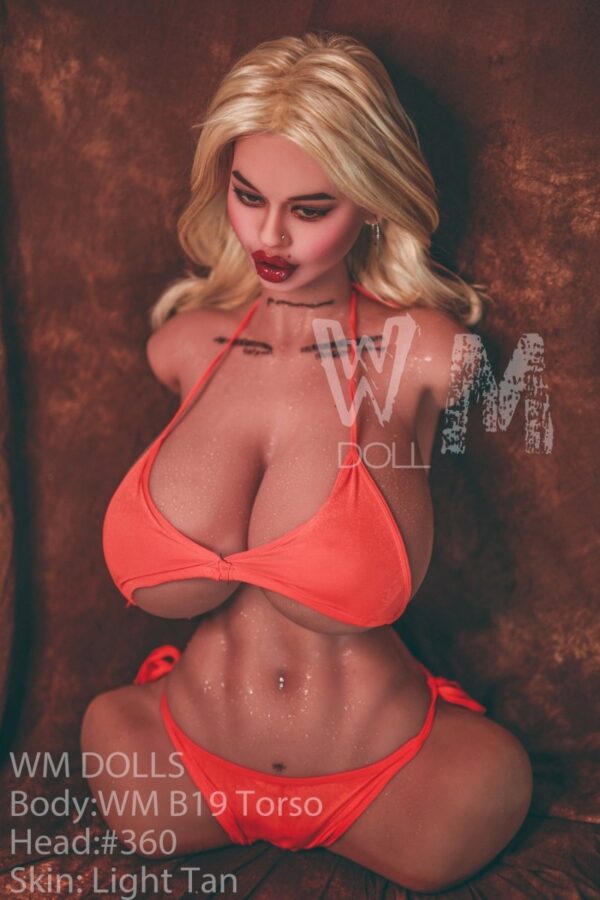WM DOLL Pentrable Breast TORSO TPE - Hailey - FRISKY BUSINESS SG