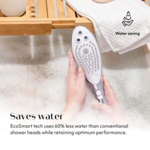 Womanizer - Wave 2-In-1 PleasureJet Showerhead/Clitoral Massager - Chrome - FRISKY BUSINESS SG