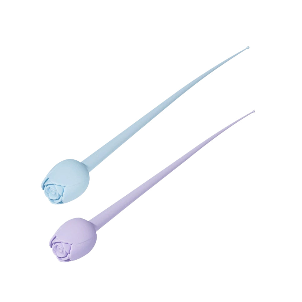 RoséGlow – Rose Orgasm Soft Stick Tickling Teasing Pen Vibrator